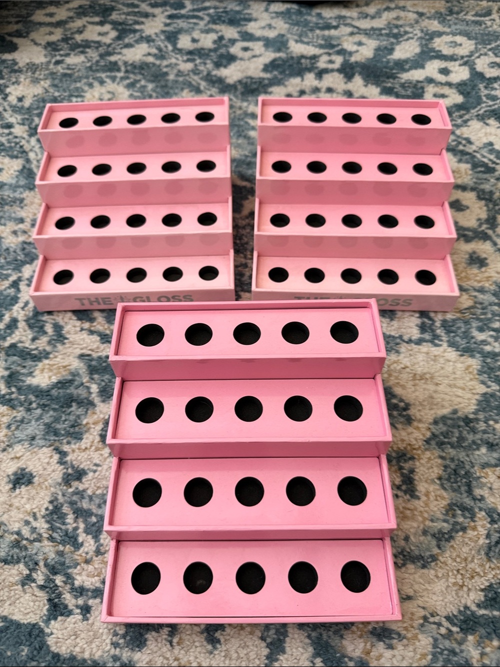 Jeffree Star Pink Lipstick Display Riser - Set of 3